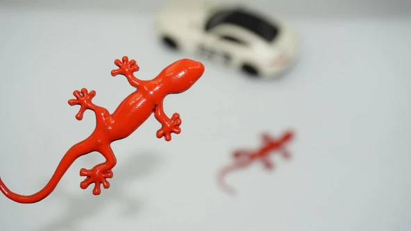 DK Tuning Audi Gecko Kırmızı ABS Body Logo Arma Seti ürün görseli 1