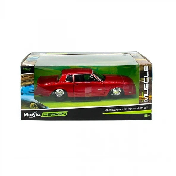 MAY 32530 1:24 1986 Chevrolet Monte Carlo SS -Necotoys ürün görseli 1