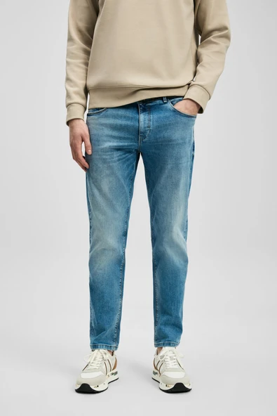 Lufian 111200229 Derek Smart Jean Erkek Pantolon Slim Fit Erkek Kot Pantolon ürün görseli 1