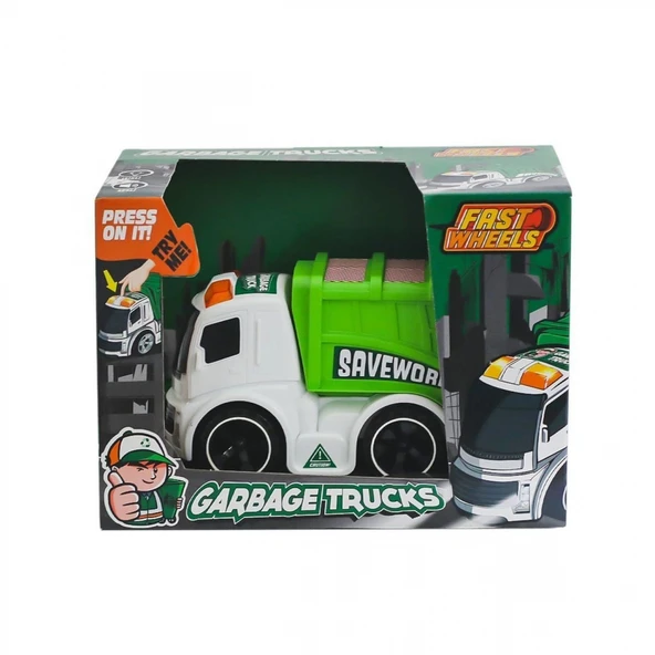 ER-244 Fast Wheels Çöp Kamyonu -Erdem Oyuncak ürün görseli 1