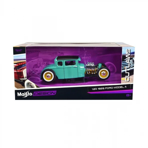 MAY 31354 1929 Ford Model Araba 1:24 -Necotoys ürün görseli 1