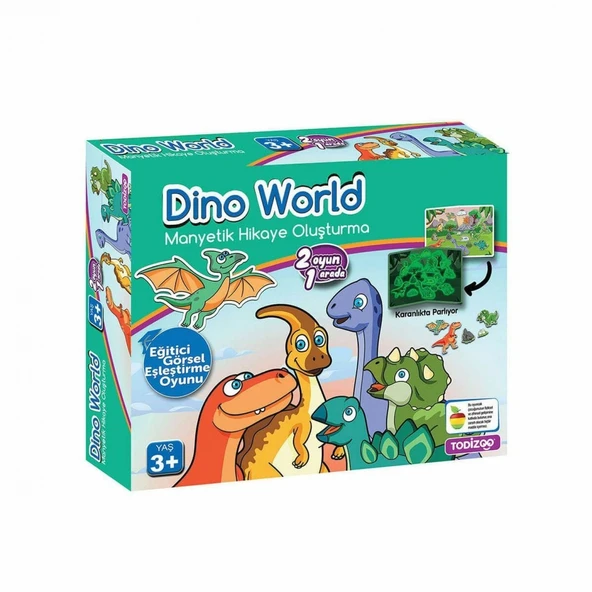 83915 DINO WORLD MANYETİK HİKAYE OLUŞTURMA ürün görseli 1