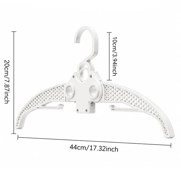 Sunup SN-37874 Katlanabilir Pratik Elbise Askısı - Resim 4