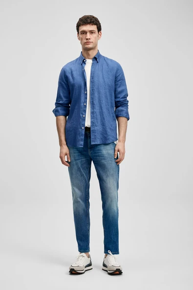 Lufian 111200228 Beneflec Smart Jean Erkek Pantolon Slim Fit Erkek Kot Pantolon ürün görseli 1