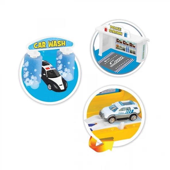 03371 POLİS İSTASYON GARAJ SETİ - Resim 4