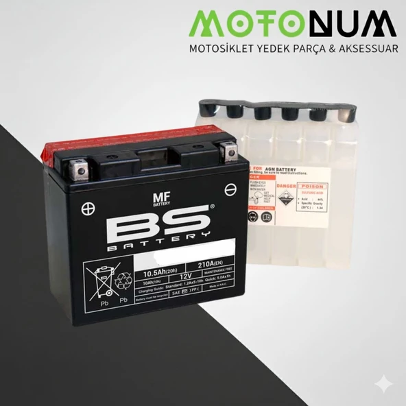 Ducatı 797 Monster Akü-Bs Battery-Mtak0046 ürün görseli 1