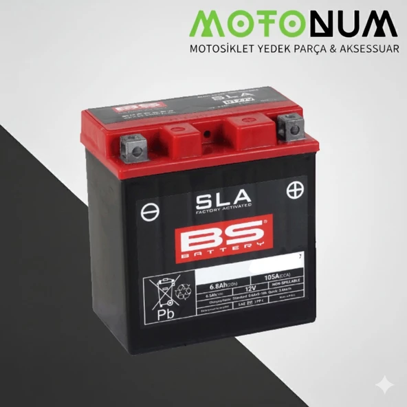 Yamaha Rayzr Akü-Bs Battery-Mtak0827 ürün görseli 1