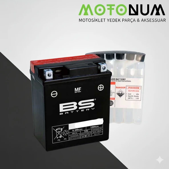 Vespa Primavera 125 Akü-Bs Battery-Mtak0562 ürün görseli 1