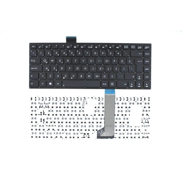 Asus E402W Notebook Klavye - Tuş Takımı / Siyah - TR - Muadil - Resim 3