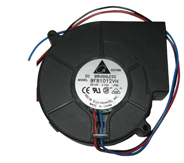 BFB1012VH DC 12V 2.7A 32W 3 Pin Salyangoz Fan 12V 97x94x33mm ürün görseli 1