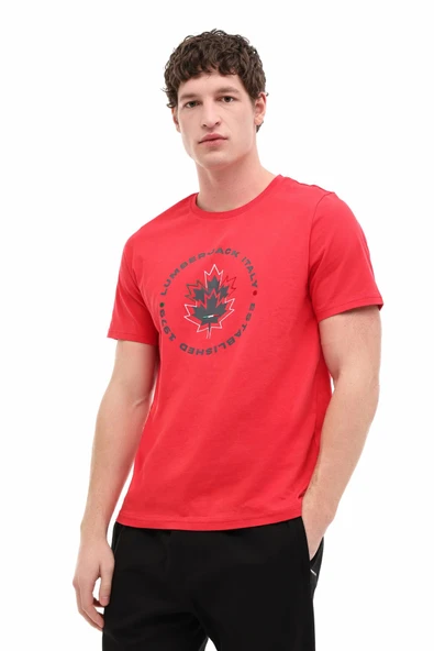 6M ML RENATO 11ITL 1030 6FX Erkek Kırmızı T-Shirt - 102054864 ürün görseli 1