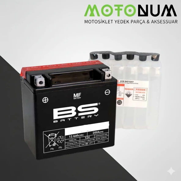 Bmw R 1250 Gs Akü-Bs Battery-Mtak0179 ürün görseli 1