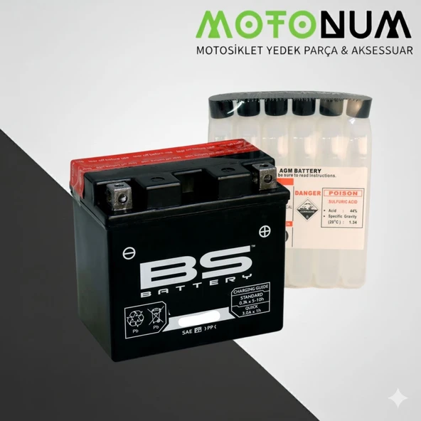 Honda Pcx150 Euro 3 Akü-Bs Battery-Mtak0803 ürün görseli 1