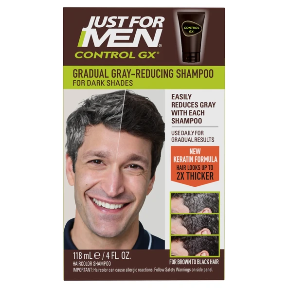 Just For Men Controlgx Gri Saçları Koyulaştıran Şampuan 118 ml ürün görseli 1