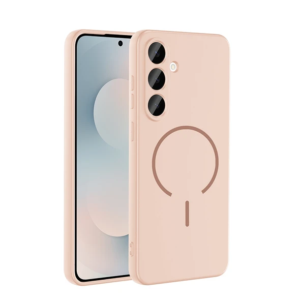 ZenithWorks Galaxy S26 Kılıf M-safe Şarj Özellikli ZNTH Meta Kapak - Rose Pembe ürün görseli 1