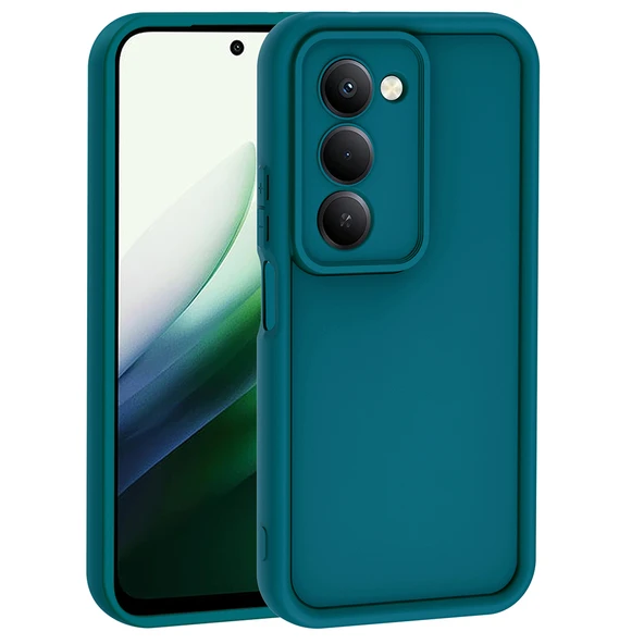 ZenithWorks Redmi 15 Kılıf Kamera Korumalı ZNTH Ananas Kapak - Koyu Yeşil ürün görseli 1