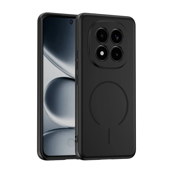 ZenithWorks Redmi Note 15 Pro Plus Kılıf M-safe Şarj Özellikli ZNTH Meta Kapak - Siyah ürün görseli 1
