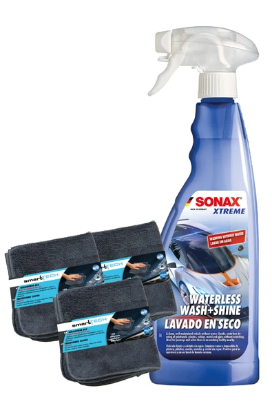 Sonax Xtreme Susuz Yıkama + Mikrofiber Bez Seti ürün görseli 1