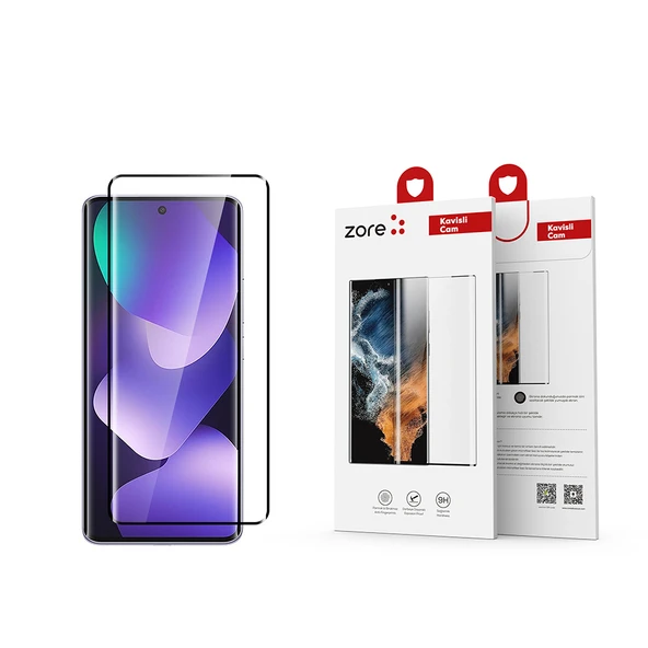 ZenithWorks Redmi Note 15 4G ZNTH Full Yapışkanlı Cam Ekran Koruyucu - Şeffaf ürün görseli 1
