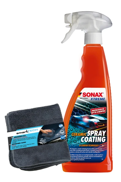 Sonax Xtreme Seramik Sprey Kaplama + Mikrofiber Bez Seti ürün görseli 1