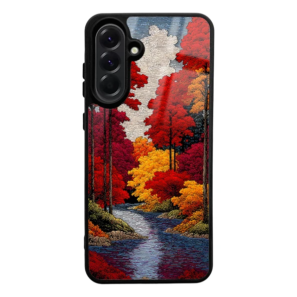 ZenithWorks Galaxy A56 Kılıf Kamera Korumalı Desenli ZNTH Lusi Kapak - Ağaçlar ürün görseli 1
