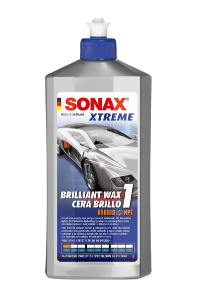 Sonax Xtreme Parlatıcı ve Koruyucu Cila Hybrid NPT Yeni Araçlar için 500 ml. (No:1) ürün görseli 1