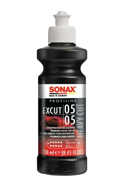 Sonax Profesyonel Excut İkisi Bir Arada Pasta & Cila 05-05 250 ML ürün görseli 1