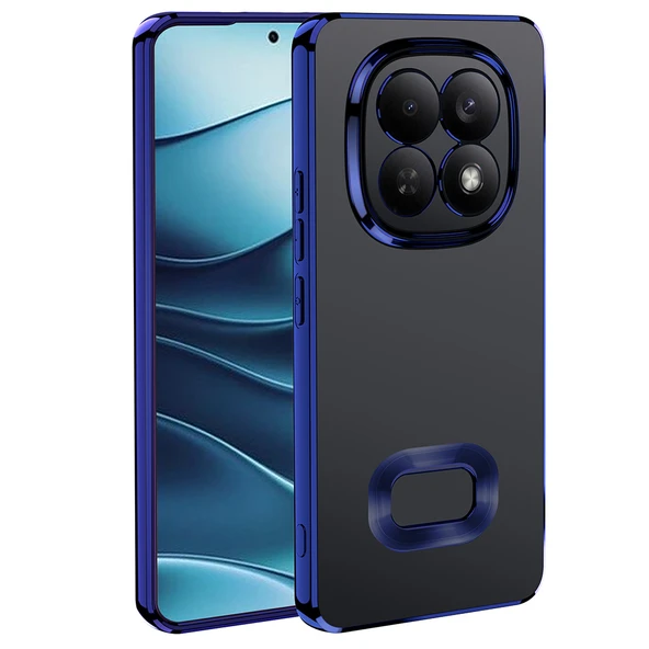 ZenithWorks Redmi Note 15 Pro Kılıf Kamera Korumalı Logo Gösteren ZNTH Omega Kapak - Lacivert ürün görseli 1