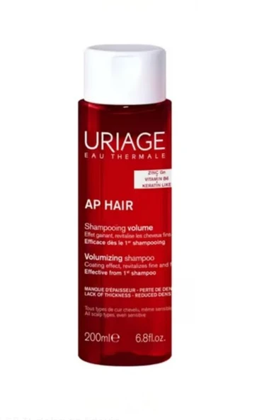 Uriage EAU Thermale Ap Hair Shampooing Volume 200 ml ürün görseli 1
