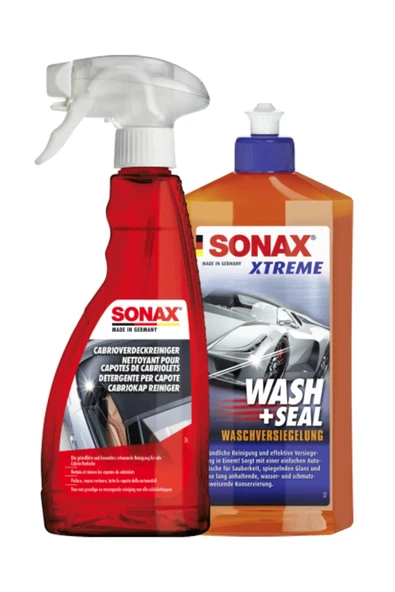 Sonax Cabrio Araç Temizleme ve Koruma Seti ürün görseli 1