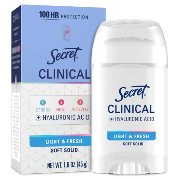 SECRET CLİNİCAL GÜÇLÜ YUMUŞAK KATI ANTİPERSPİRANT DEODORANT 45GR ürün görseli 1