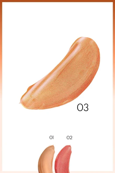 NOTE Drop Highlighter Işıltılı Likit Aydınlatıcı - 03 Candlelight - Resim 4