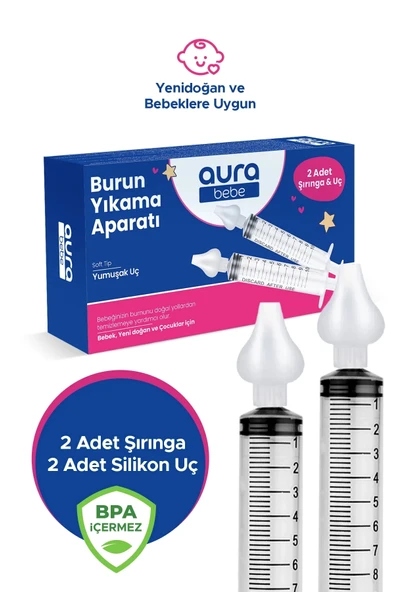 Bebek Burun Temizleme Şırıngası 2'li ürün görseli 1