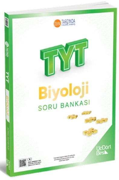 Üçdörtbeş TYT Biyoloji Soru Bankası ürün görseli 1