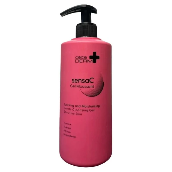 Cecederm Sensac Soothing and Moisturizing Cleansing Gel 500 ml ürün görseli 1