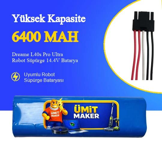 Dreame L40s Pro Ultra Robot Süpürge 6400 mAh Batarya ürün görseli 1
