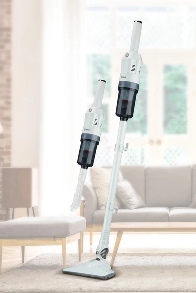 Kiwi KVC-4108 Beyaz Dikey Elektrikli Süpürge 0,5 L Toz Haznesi HEPA Filtre ile Güçlü Temizlik ürün görseli 1