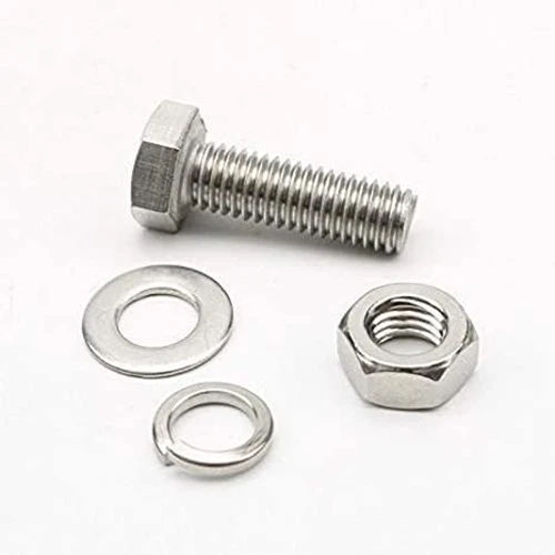 AKB M10x100mm Altıköşe (Altıgen,Anahtar) Başlı Vida , Somun , Rondela ve Yaylı Pul  3 Takım  (rf147) ürün görseli 1