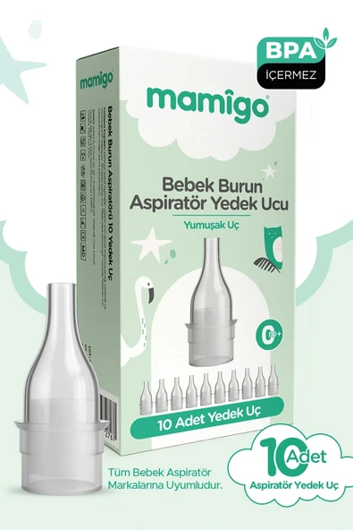 Burun Aspiratörü Yedek Uç (10 Adet) I Tüm Markalara Uyumlu ürün görseli 1