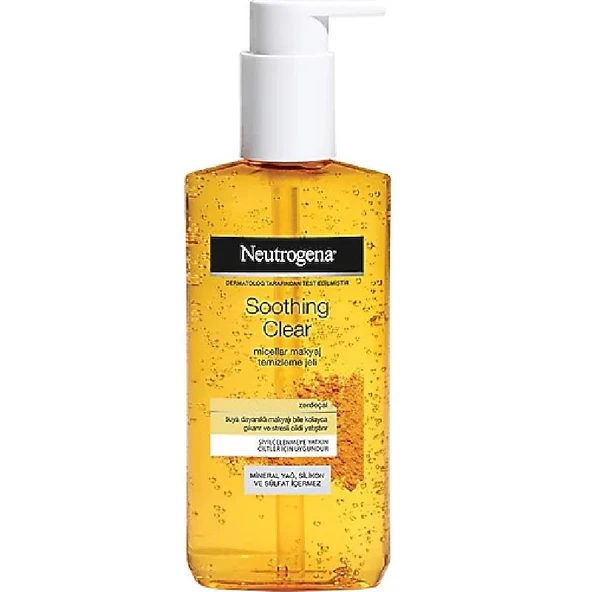 Neutrogena Soothing Clear Micellar Makyaj Temizleme Jeli 200 ml ürün görseli 1