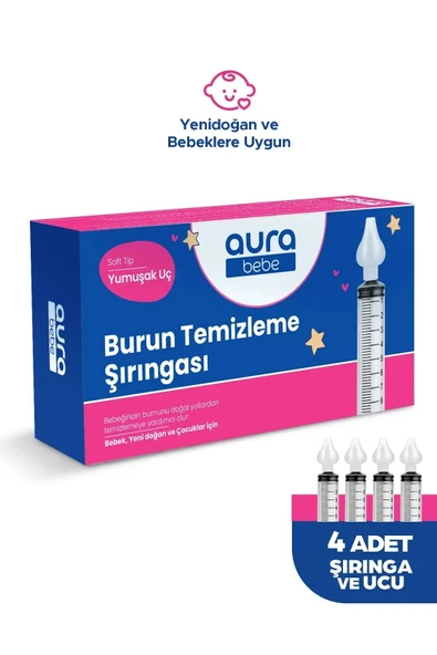 Bebek Burun Temizleme Şırıngası 4'lü ürün görseli 1