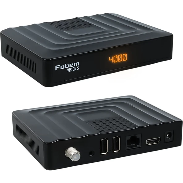Fobem Vısıon S Hibrit 4gb Ram 32GB HDD 1.5ghz Ses Komutlu Uydu Alıcılı Androıd 14 Tv Box (Tunerli) ürün görseli 1