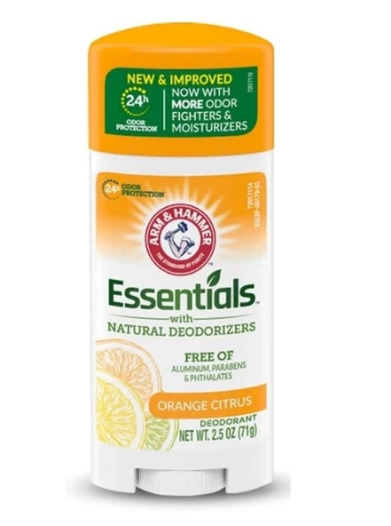 ARM&HAMMER ESSENTIALS NATURAL DEODORANT ORANGE CITRUS 71 GR ürün görseli 1