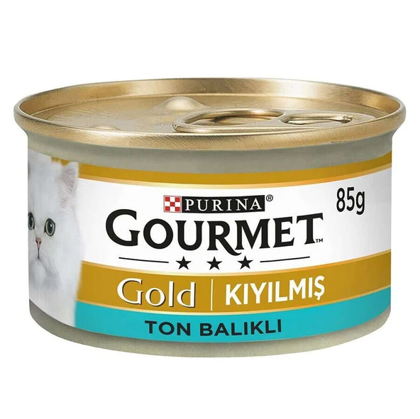 Purina Gourmet Gold Kıyılmış Ton Balıklı Kedi Konservesi 85 Gr x 24 Adet ürün görseli 1