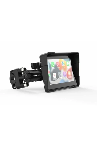 GO-IX 5'' Dokunmatik Waterproof BT Android Auto Carplay Çiftli Motorsiklet DVR Araç Kamerası ürün görseli 1