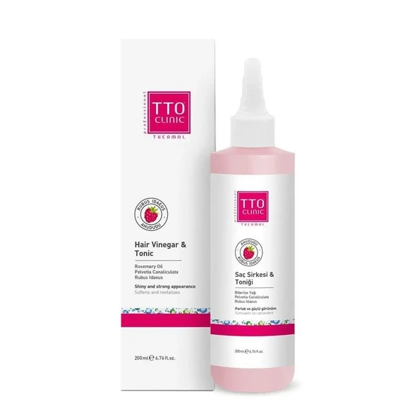 TTO Clinic Saç Sirkesi ve Toniği 200 ml ürün görseli 1