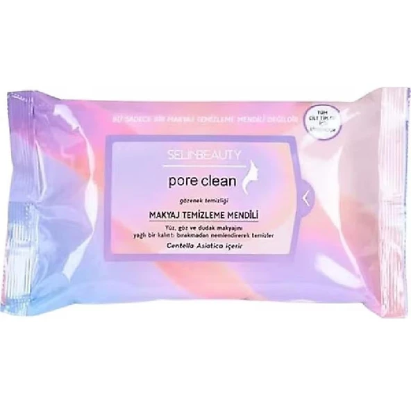 Selin Beauty Pore Clean Makyaj Temizleme Mendili 30 Yaprak ürün görseli 1