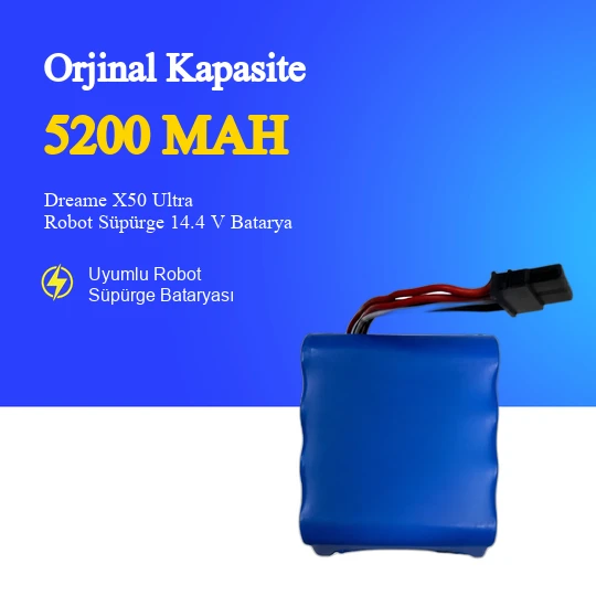 Dreame X50 Ultra Robot Süpürge 5200 mAh Batarya ürün görseli 1