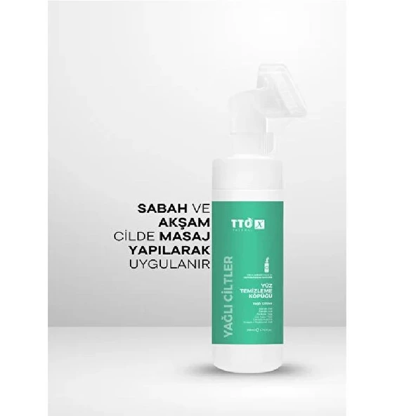 Tto X Yağlı Ciltlere Özel Aplikatörlü Yüz Temizleme Köpüğü 200 ml ürün görseli 1