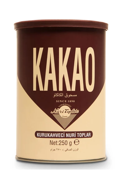 Nuri Toplar Kurukahveci Kakao 250 gr ürün görseli 1